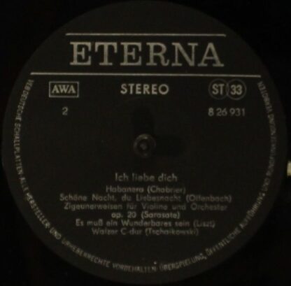 Eterna 8 26 931 - Various - Ich Liebe Dich - Image 4