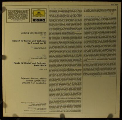 Deutsche Grammophon 2535 107 - Ludwig van Beethoven, Sviatoslav - Image 2