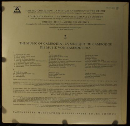 Bärenreiter-Musicaphon BM 30 L 2002 - Alain Daniélou - Cambodia - Image 2