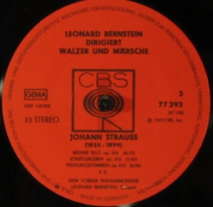CBS 77 292 - Leonard Bernstein, New York Philharmonic - Leonard - Image 6