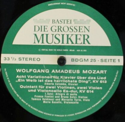 Bastei BDGM 25 - Wolfgang Amadeus Mozart - Wolfgang Amadeus Moza - Image 5