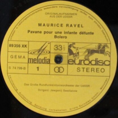 Eurodisc 89 357 XCK - Various - Spanische Impressionen  - Ravel - Image 2
