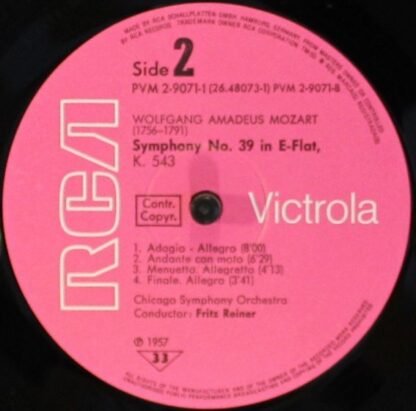 RCA Victrola PVM 2-9071 - Wolfgang Amadeus Mozart, Chicago Symph - Image 6