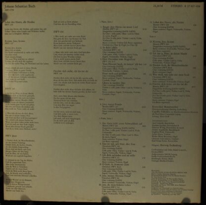 Eterna 8 27 837-838 - Johann Sebastian Bach, Rostocker Motettenc - Image 7