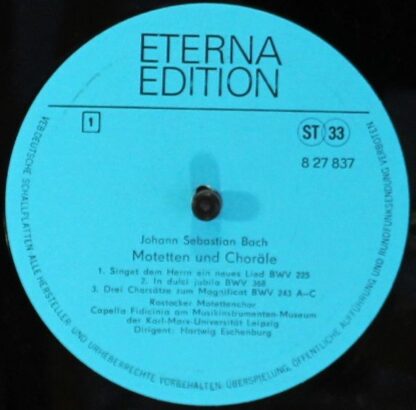 Eterna 8 27 837-838 - Johann Sebastian Bach, Rostocker Motettenc - Image 6