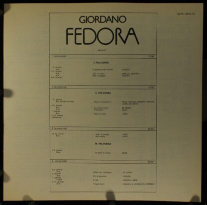 Hungaroton SLPD 12578-79 - Umberto Giordano, Éva Marton, José Ca - Image 10