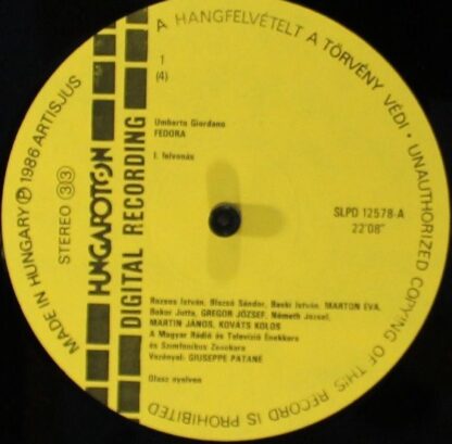 Hungaroton SLPD 12578-79 - Umberto Giordano, Éva Marton, José Ca - Image 3