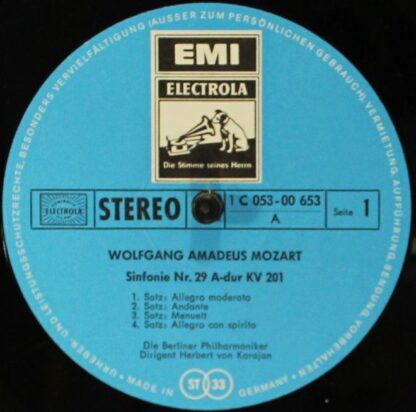 His Master's Voice 1C 053-00 653 - Wolfgang Amadeus Mozart, Herb - Image 3
