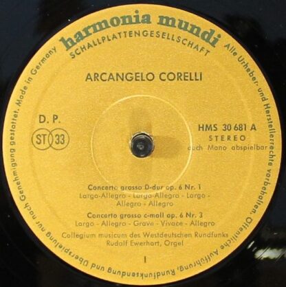Harmonia Mundi HMS 30681 - Arcangelo Corelli - Concerti Und Sona - Image 3