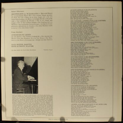 Preiser Records PR 3145 - Robert Schumann, Franz Schubert, Hans - Image 2