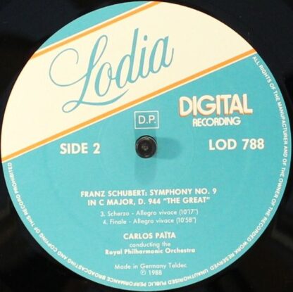 Lodia LOD 788 - Carlos Païta - Schubert Symphony No 9 In C Major - Image 6