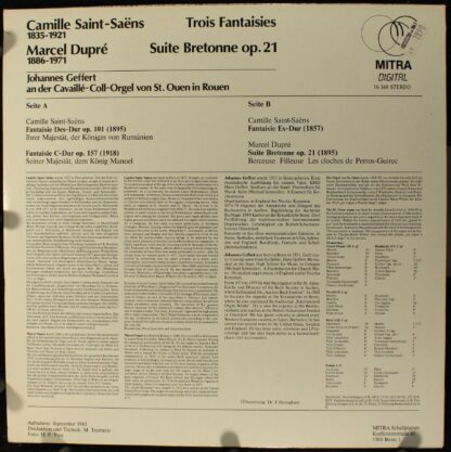 Mitra Digital 16 168 - Camille Saint-Saëns, Marcel Dupré, Johann - Image 2