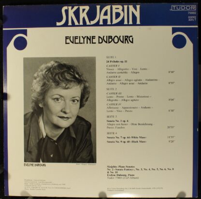 Tudor 75002 - Alexander Scriabin, Evelyne Dubourg - 24 Préludes - Image 2