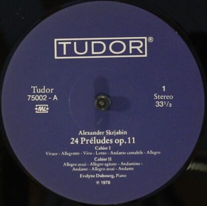 Tudor 75002 - Alexander Scriabin, Evelyne Dubourg - 24 Préludes - Image 5
