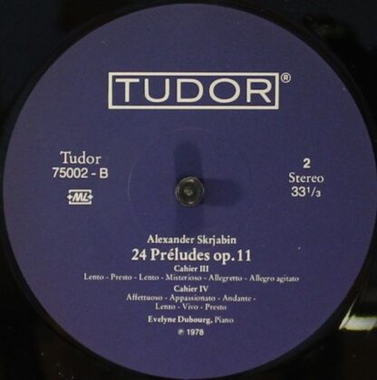 Tudor 75002 - Alexander Scriabin, Evelyne Dubourg - 24 Préludes - Image 6