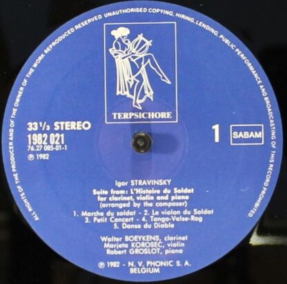 Terpsichore 1982 021 - Igor Stravinsky, Béla Bartók - Histoire D - Image 6