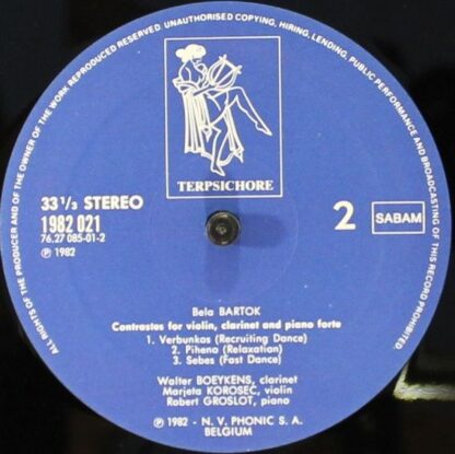 Terpsichore 1982 021 - Igor Stravinsky, Béla Bartók - Histoire D - Image 5