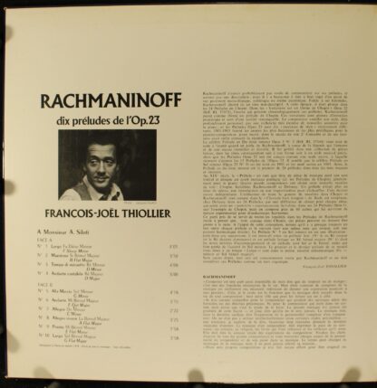 RCA Classique RL 37143 - Sergei Vasilyevich Rachmaninoff, Franço - Image 2