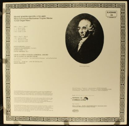 DECCA 6.42446 AS - Joseph Haydn, Judith Nelson, Carolyn Watkinso - Image 2