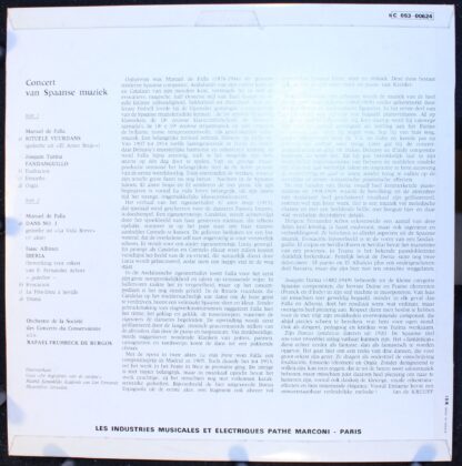 His Master's Voice 5C 053-00624 - Rafael Frühbeck De Burgos, Orc - Image 2