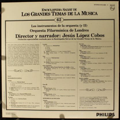 Philips 412 260-1 - Jesús López-Cobos - Los Instrumentos De La O - Image 2