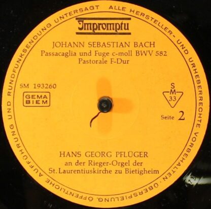 Impromptu SM 193260 - Johann Sebastian Bach, Hans Georg Pflüger - Image 4