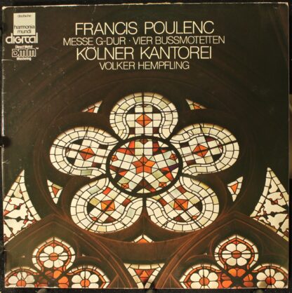deutsche harmonia mundi Digital HM 740 D - Francis Poulenc, Köln