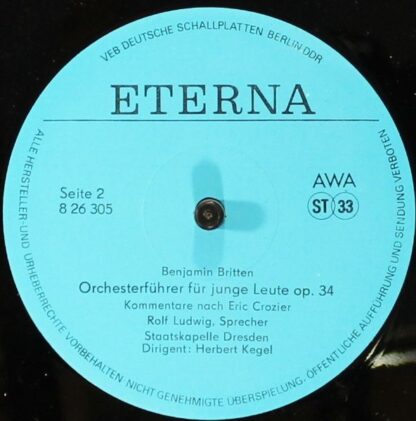 Eterna 8 26 305 - Sergei Prokofiev, Benjamin Britten - Peter Und - Image 4
