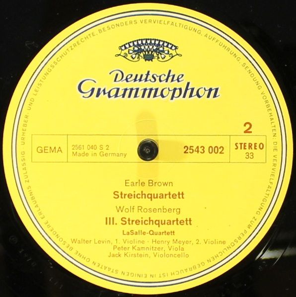 Deutsche Grammophon 2543 002 - György Ligeti, Earle Brown, Wolf - Image 4