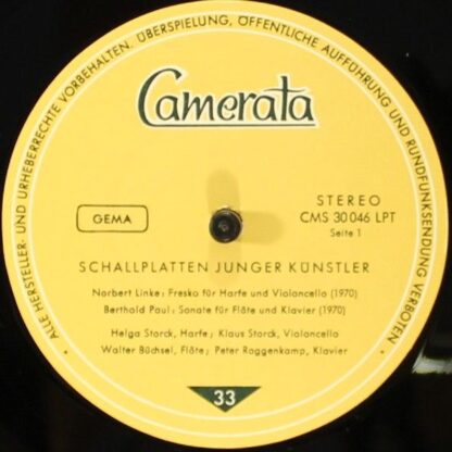 Camerata (2) CMS 30046 LPT - Norbert Linke, Berthold Paul, Wolfg - Image 3