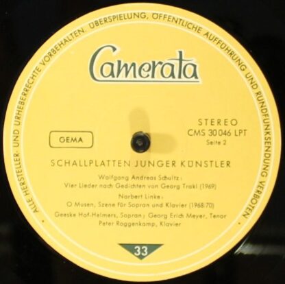 Camerata (2) CMS 30046 LPT - Norbert Linke, Berthold Paul, Wolfg - Image 4