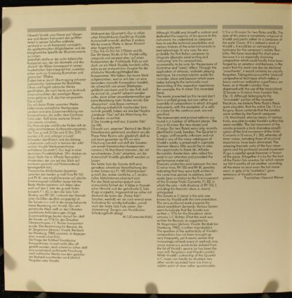 Deutsche Harmonia Mundi EL 16 9587 1 - Antonio Vivaldi, Camerata - Image 2