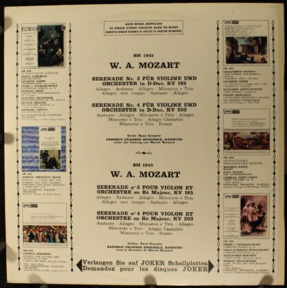 Joker (2) SM 1045 - Wolfgang Amadeus Mozart, Hans Kempler, Hambu - Image 2