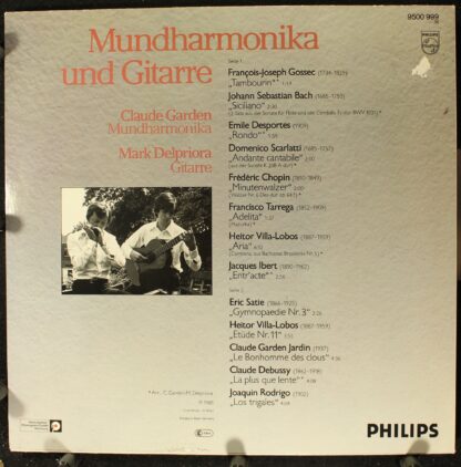 Philips 9500 9999 - Claude Garden, Mark Delpriora - Mundharmonik - Image 2