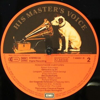 EMI Digital CDC 7 49889 2 - Early Romantic Overtures - Image 6