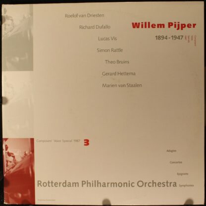 Composers' Voice CVS 1987/1 - Willem Pijper - Historic Recording
