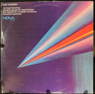 Nova 8 80 153 - Kurt Schwaen - Der Neue Kolumbus / Concerto Picc