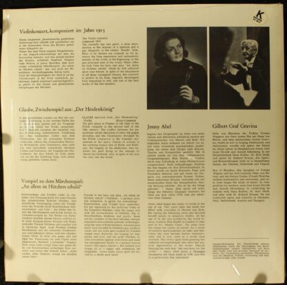 Colosseum Colos SM 532 - Siegfried Wagner, Jenny Abel, Nürnberge - Image 2
