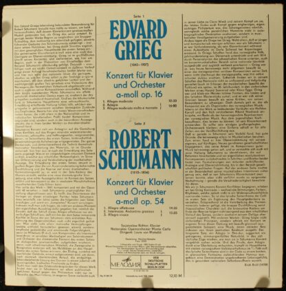 Melodia Eterna C10-07953/54 - Edvard Grieg, Robert Schumann, Svi - Image 2