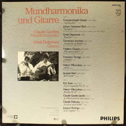 Philips 9500 9999 - Claude Garden, Mark Delpriora - Mundharmonik - Image 2