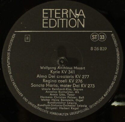 Eterna 8 26 839 - Wolfgang Amadeus Mozart, Renate Frank-Reinecke - Image 4