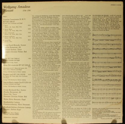 Eterna 8 26 839 - Wolfgang Amadeus Mozart, Renate Frank-Reinecke - Image 2