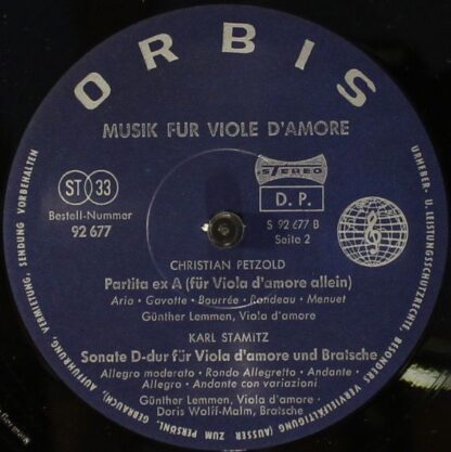 Orbis 92 677 - Heinrich Ignaz Franz Biber, Christian Petzold, Ca - Image 5