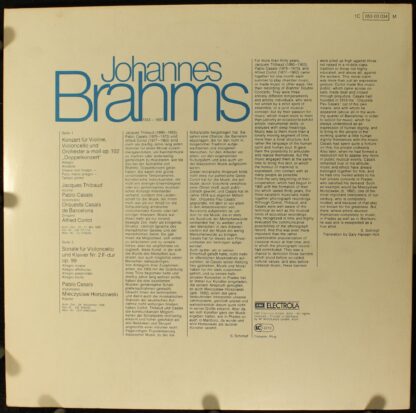 Die Stimme Seines Herrn 1C 053-03 034 M - Johannes Brahms, Jacqu - Image 2