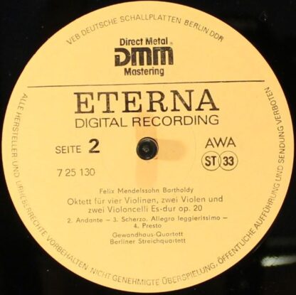 Eterna 7 25 130 - Felix Mendelssohn-Bartholdy, Gewandhaus-Quarte - Image 4