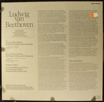 Impression 66082 9 - Ludwig van Beethoven, Odeon Trio - Klaviert - Image 2