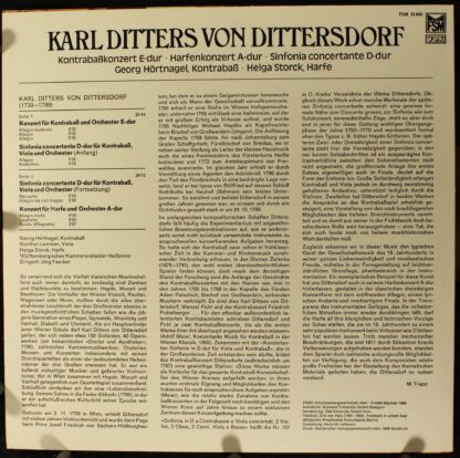 FSM Vox FSM 33 040 - Carl Ditters von Dittersdorf, Georg Hörtnag - Image 2