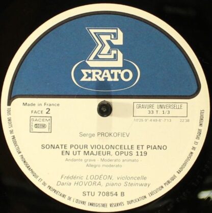 Erato STU 70854 - Frédéric Lodéon, Daria Hovora, Richard Strauss - Image 6