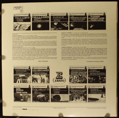 Erato STU 70926 - Betho Davezac - Variations Sur La Guitare - Image 2