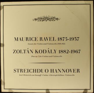 Not On Label v. ST 1001 - Maurice Ravel, Zoltán Kodály, Streichd